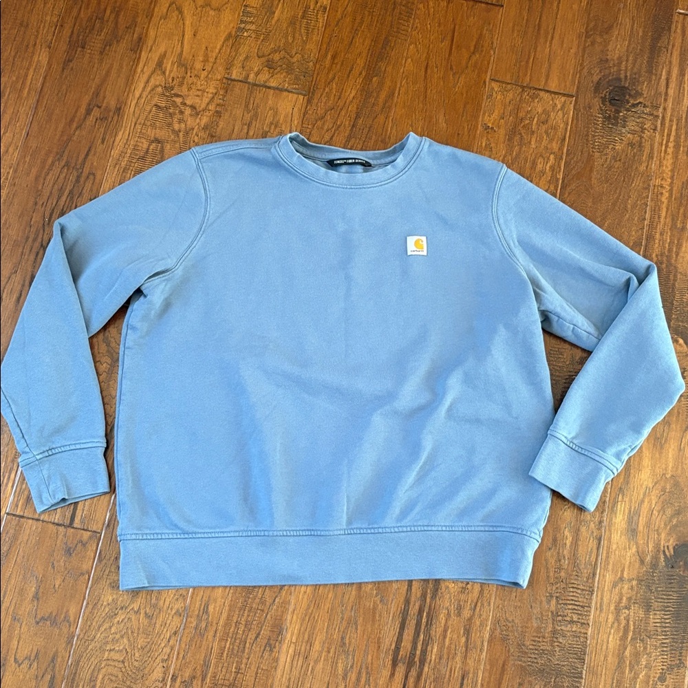Carhartt Light Blue Crewneck Sweatshirt women’s large
